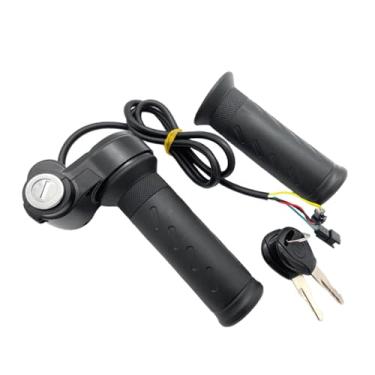 Imagem de Lljsszr Manopla de Acelerador para Guidão com Trava Integrada para Bicicletas Elétricas E Scooters Elétricas, Controle de Acelerador Giratório, Kit de Convers, esquerda e direita