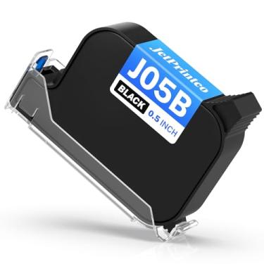 Imagem de Cartucho de tinta preta de secagem rápida para impressora a jato de tinta portátil com altura de impressão de 12,7 mm para uso em caixa de madeira de plástico, cabo de tecido de metal de vidro