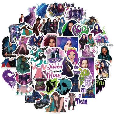 Imagem de Adesivos Descendants, vinil impermeável, anime, 50 unidades/lote