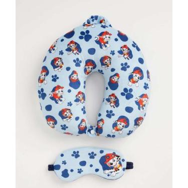 Imagem de Almofada Pescoço Estampa Patrulha Canina Nickelodeon-33142, UN, Azul
