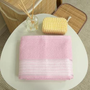 Imagem de Toalha de Banho Avulsa Urbane 1,45m x 75cm – Felpuda Atoalhada 100% Algodão 360g/m² – 1 Peça (Rosa)
