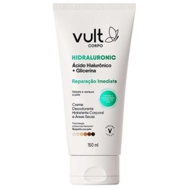 Imagem de Creme Desodorante Hidratante Corporal Vult Hidraluronic para Áreas Secas Glicerina 150ml-Unissex