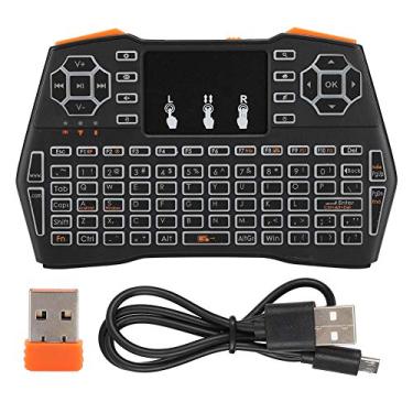Imagem de Teclado com retroiluminação LED I8 Plus, mini teclado de 2,4 GHz, teclado de mouse inovador com controle remoto, com touchpad, alta sensibilidade, a operação é simples e precisa, para XBOX360, TV Box