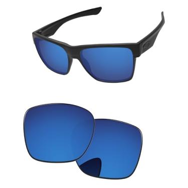 Imagem de PapaViva Lentes de reposição para óculos de sol Oakley TwoFace XL OO9350 58 mm, Água Profunda, TwoFace XL