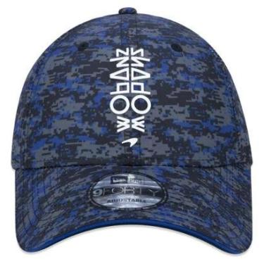 Imagem de BONÉ NEW ERA 940 OFICIAL MCLAREN F1 TEAM DIGITAL CAMO NEP22BON021 AZUL PRETO-Masculino