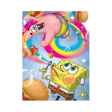 Imagem de Kit De Pintura Em Diamante DIY Do Bob Esponja, Ponto Cruz, Mosaico, De