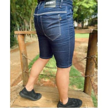 Imagem de Bermuda Jeans Zizak Premium com Elastano, Preto