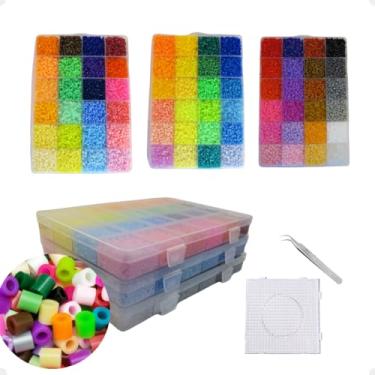 Imagem de Beads 2,6mm 45.000un 72 Cores Pinça Pegboard
