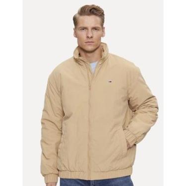Imagem de Jaqueta Tommy Jeans Masculina Essential Padded Plain Cáqui-Masculino