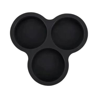 Imagem de Forma De Silicone Para Ovos Com 3 Cavidades Reutilizável Para Air Frye