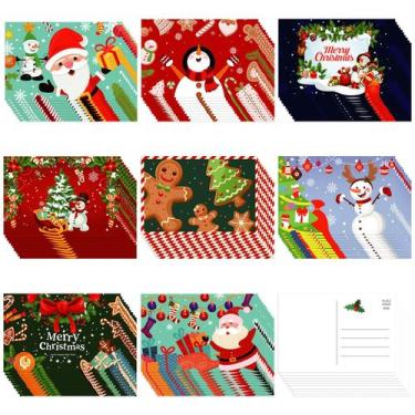 Imagem de Cartões de Natal Junkin, pacote 80, saudação de Feliz Natal