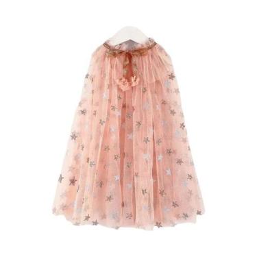 Imagem de Vestido De Fantasia Elegante De Tule Para Meninas Com Capa Para Hallow