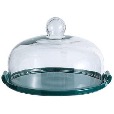 Imagem de Suporte de bolo de cúpula com tampa, cobertura de cúpula de queijo doméstico capa de preservação de alimentos de frutas para festa restaurante capa de proteção de alimentos suporte de bolo de cúpula