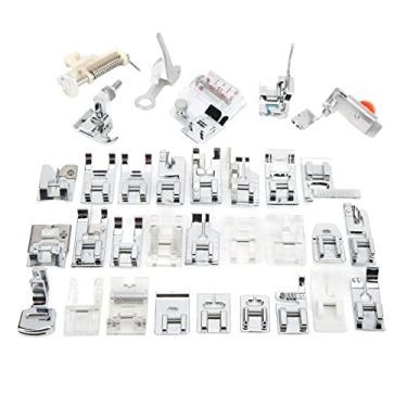 Imagem de CUOFYUNL 32 unidades calcador multifuncional melhora a eficiência do trabalho, resistência ao desgaste, acessórios para máquinas de costura