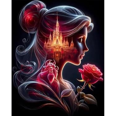 Imagem de JYLMOOD Pintura por número para kits adultos, kits de pintura a óleo acrílica de desenho DIY para adultos iniciantes para decoração de parede de casa presentes 40 x 50 centímetros (sem moldura)