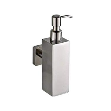 Imagem de Dispensadores de chuveiro Dispensador de sabão de parede Dispensador de sabão de cozinha de banheiro bomba de sabão shampoo gel de banho garrafa de loção de aço inoxidável dispensador de loção (cor