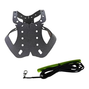 Imagem de Ｂｅｓｇａ Coleira e guia para pombos, coleira de treinamento portátil e leve, corda de tração para voo ao ar livre para pássaros de estimação, Cinza