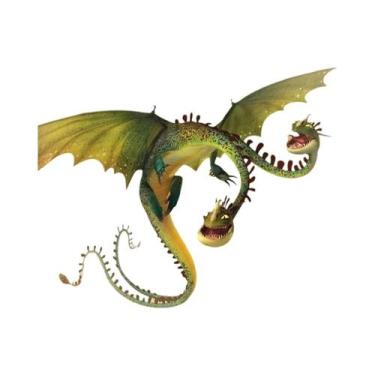 Imagem de Pôster Vintage Dragão Do Terror Sussurrando a Morte, Arte Em Tela Para