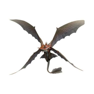 Imagem de Pôster Vintage Dragão Do Terror Sussurrando a Morte, Arte Em Tela Para