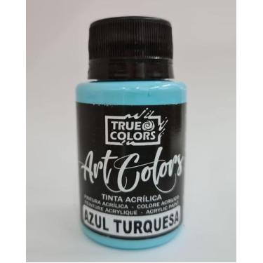Imagem de Tinta acrílica artcolors 100 ml cor 7569 - azul turquesa - True Colors