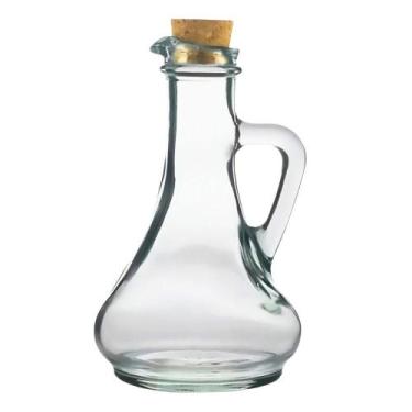 Imagem de Galheteiro De Vidro 250Ml Porta eite Com Rolha De Cortiça - Mimo Style