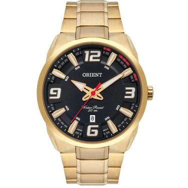 Imagem de Relógio orient masculino dourado mgss1178 p2kx