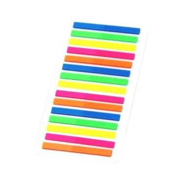 Imagem de Notas Adesivas Transparentes Fluorescentes Coloridas 3000 Folhas Marca