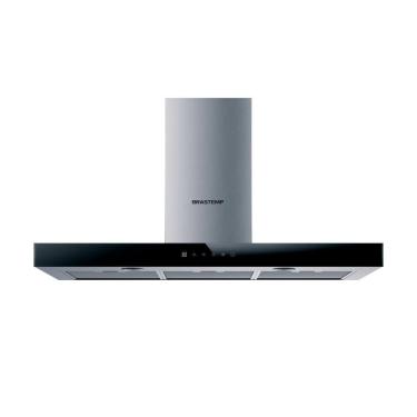 Imagem de Coifa Brastemp Parede Tbox 90cm Bae90ar Inox 127v