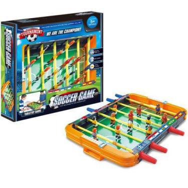 Imagem de Mini Jogo de Futebol Totó Jogos Pebolim Futebol de Mesa Grande Brinque