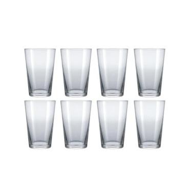 Imagem de Conjunto 8 Copos Cerveja Chopp Drink Refrigerante 350ml - Nadir Figuei