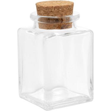 Imagem de 2 Mini Potinhos Porta Temperos 90ml Lyor com Tampa de Rolha Pote para Lembrancinha