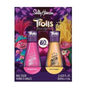 Imagem de Esmalte Sally Hansen InstaDri coleção Trolls pack 2 Unidades
