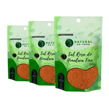Imagem de Sal Rosa Fino do Himalaia 100% Natural Qualidade Premium Pouch 100g - 