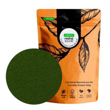 Imagem de Chá Verde Nacional em Pó Camellia Sineses 100g - Grupo Rocha Saúde