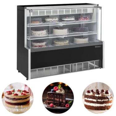 Imagem de Balcão Refrigerado GPEA-140 R Vitrine Confeitaria Dupla Função Gelopar