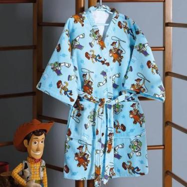 Imagem de Roupão Infantil Vários Personagens Döhler Velour 100%Algodão, P
