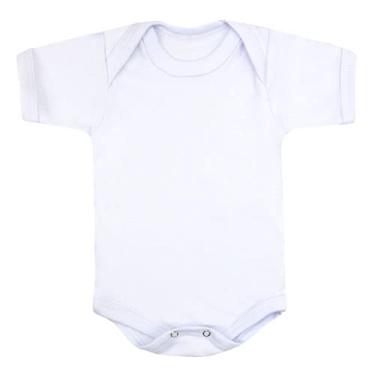 Imagem de Body Bebê Canelado Liso Manga Curta (RN/P/M/G) - Top Chot