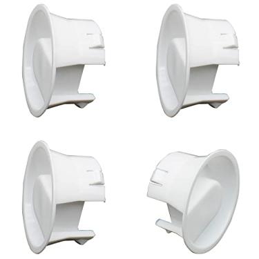 Imagem de Tampas de jarra de água de vidro 4 peças tampas de jarra de água de encaixe à prova de poeira tampas resistentes a respingos para jarra de água vidro jarra de bistrô [FDXGYH, branco]