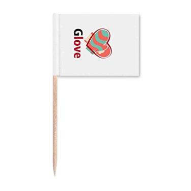 Imagem de Combinação de luvas Love Art Deco Presente Fashion Palito de Dentes Marcadores Decoração de Festa