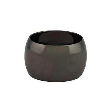 Imagem de CJ 4 ANÉIS P/GUARDANAPO DE AÇO ALLIANCE PRETO 4,5cm