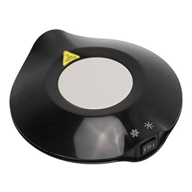 Imagem de Aquecedor elétrico de caneca, alimentado por USB, multifuncional, ABS, esteira de refrigeração, base de dissipação de calor, operação segura para mamadeira