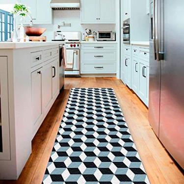 Imagem de Tapete Passadeira de Cozinha Kira Antiderrapante-60 x 200