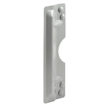 Imagem de Prime-Line Capa de placa de proteção de trava U 9503 – Protege contra entrada forçada, fácil de instalar em portas de balanço, 7,6 cm x 28 cm