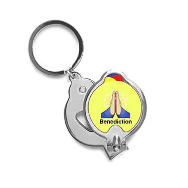 Imagem de Blessing Prayer Expression Hands Cortador de unhas afiadas de aço inoxidável