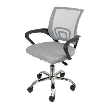 Imagem de Cadeira Office Tok Baixa Cinza Com Base Rodízio - Or Design