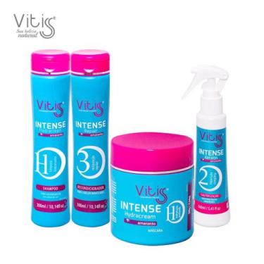 Imagem de Kit Intense Shampoo H + Condicionador + Mascara 500 G + Cauterização -