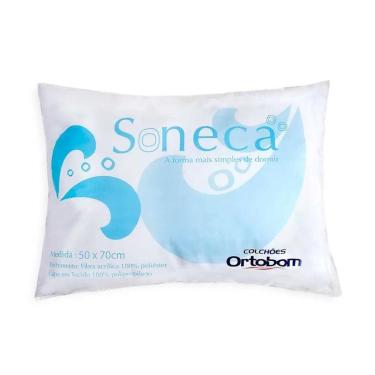 Imagem de Travesseiro Ortobom Soneca Fibra Siliconizada 50x23