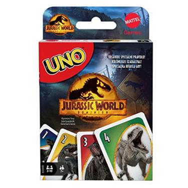 Imagem de UNO Jogo de cartas Jurassic World 3, Multicolor, GXD72