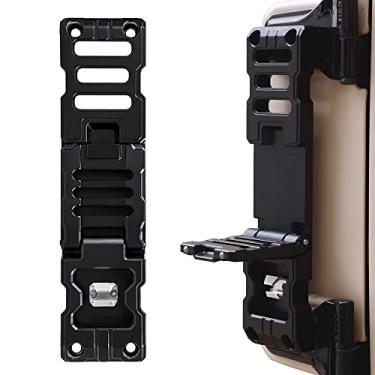 Imagem de Degrau de dobradiça de porta para Jeep Wrangler JK JKU JL JLU Gladiator JT 2007-2023, degrau dobrável de liga de alumínio para acesso ao teto do carro com abridor de garrafa - 1 unidade