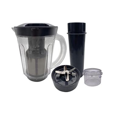 Imagem de CXQ Peças de reposição de soja e extrator de suco com lâmina cruzada, compatível com NutriBullet NB-101S série 600W, série NB-201 900W, base de liquidificador série 1000W